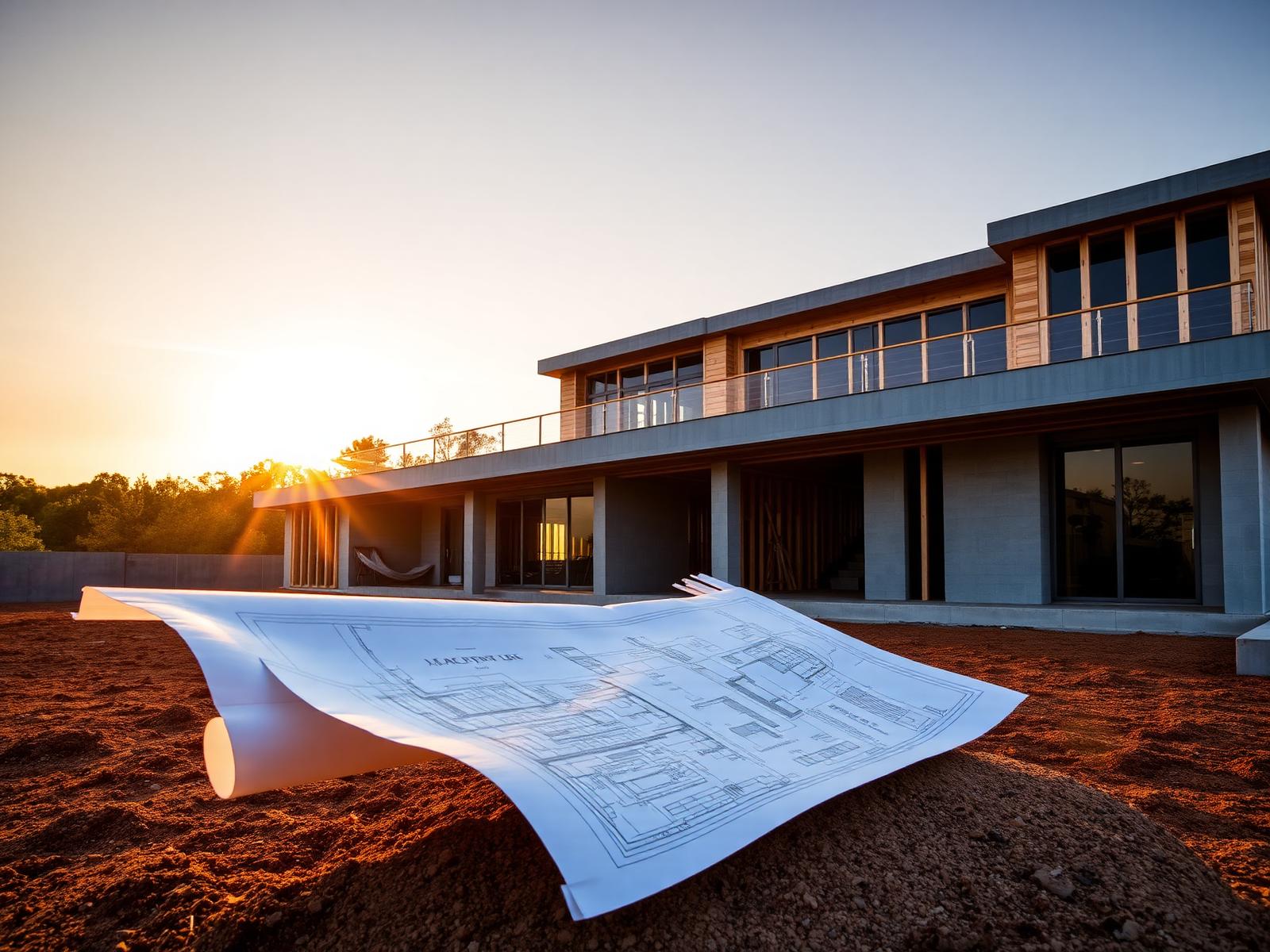 Construction de villas contemporaines